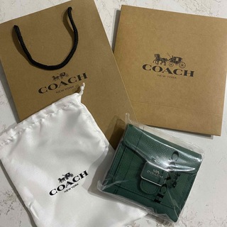 コーチ(COACH)の新品　coach 二つ折り財布(財布)