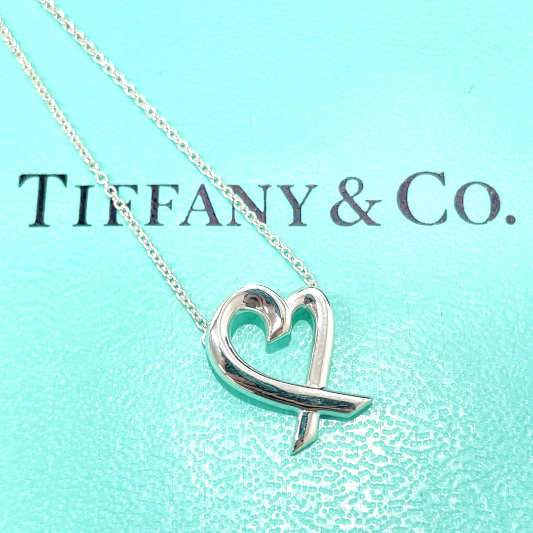 ★匿名配送★ Tiffany ラヴィングハート シルバーネックレス アクセサリー