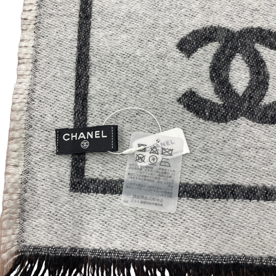 CHANEL   [USED/中古CHANEL シャネル ストール 黒 COCO ココマーク 未