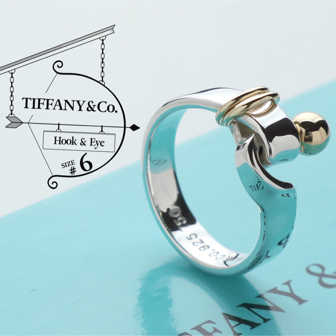 Tiffany\u0026Co. 極美品　ナロー　コンビ　sv925