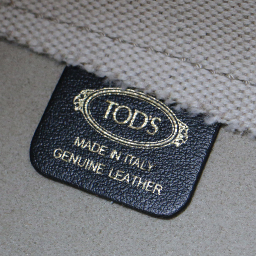 TOD'S - TODS トッズ バッグ トート カバン 鞄 オフホワイト ブラック