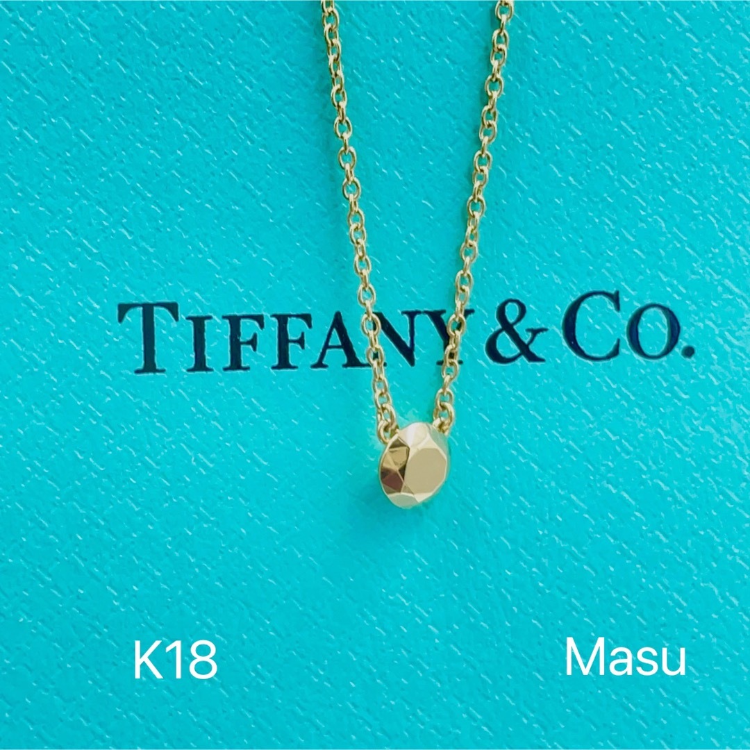 TIFFANY&Co.ティファニーファセット カット ダイヤ ネックレス K1841cm○付属品