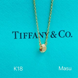 ティファニー(Tiffany & Co.)のTIFFANY&Co.ティファニーファセット カット ダイヤ ネックレス K18(ネックレス)