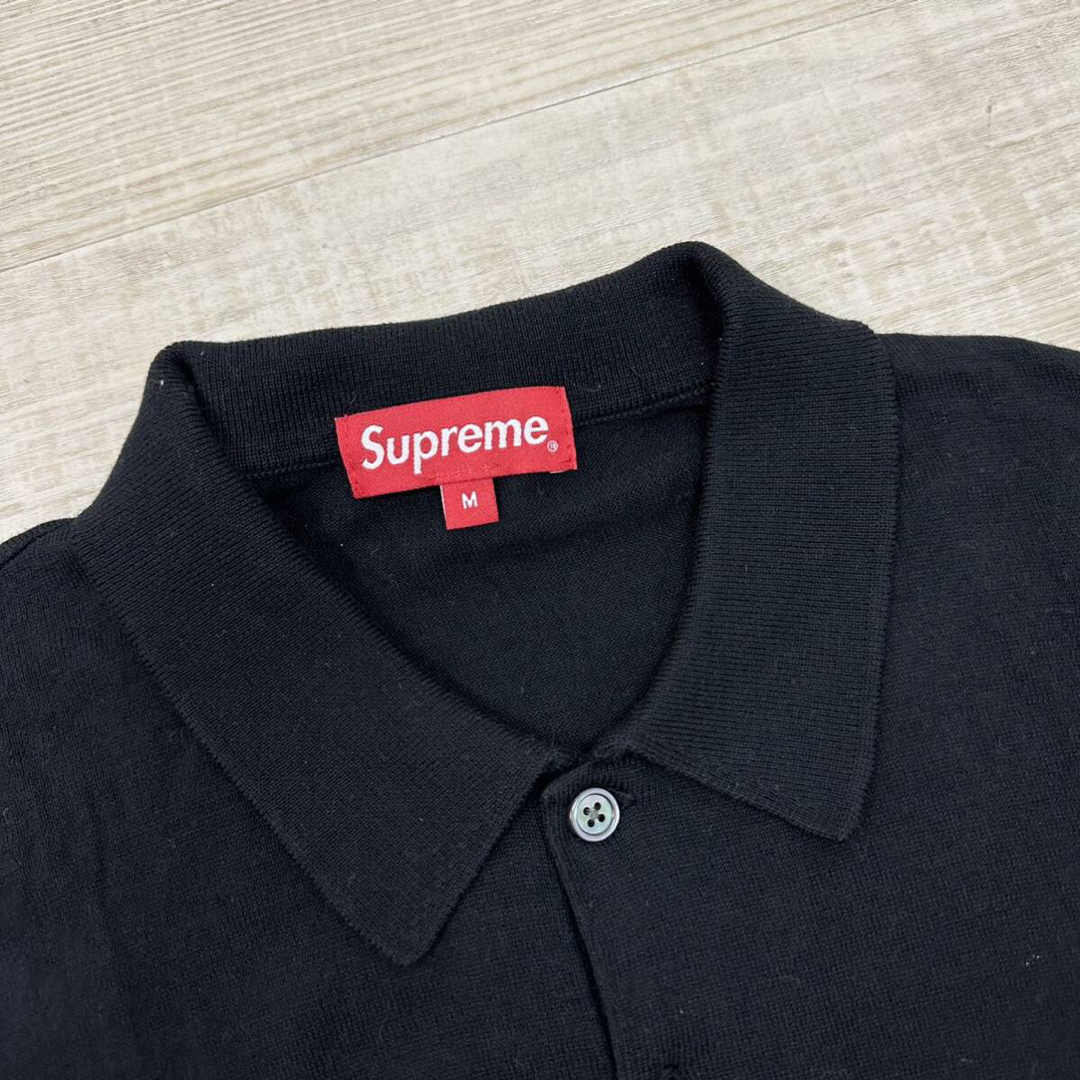 Supreme - 16aw SUPREME ニット ロングスリーブ ポロ シャツ