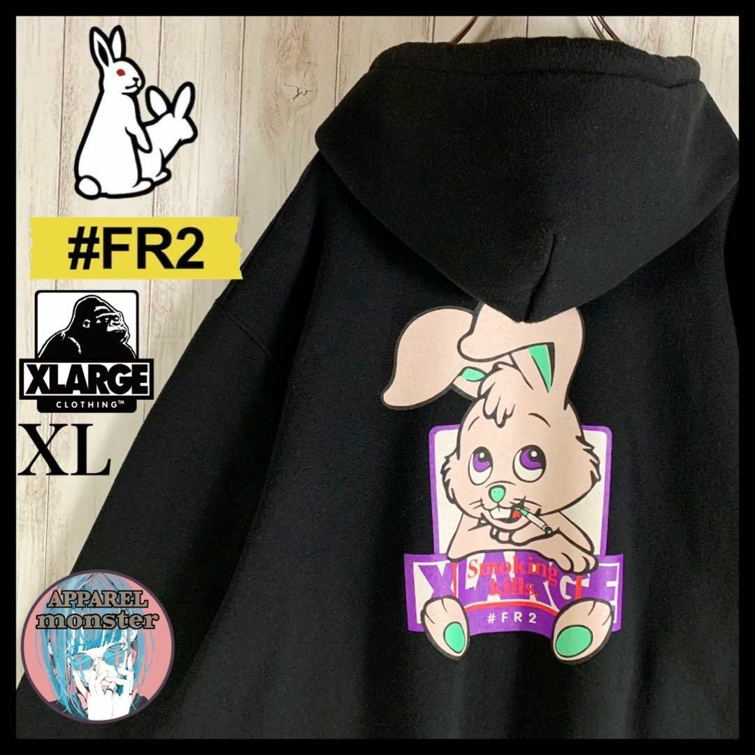 最高デザイン】FR2 XLARGE 限定コラボ 希少 バックプリント