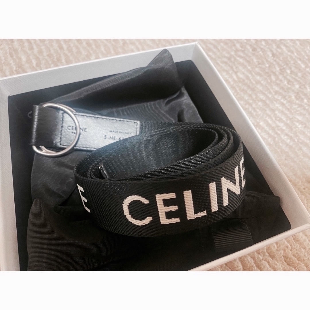 CELINE  ミディアム ダブルリングベルト