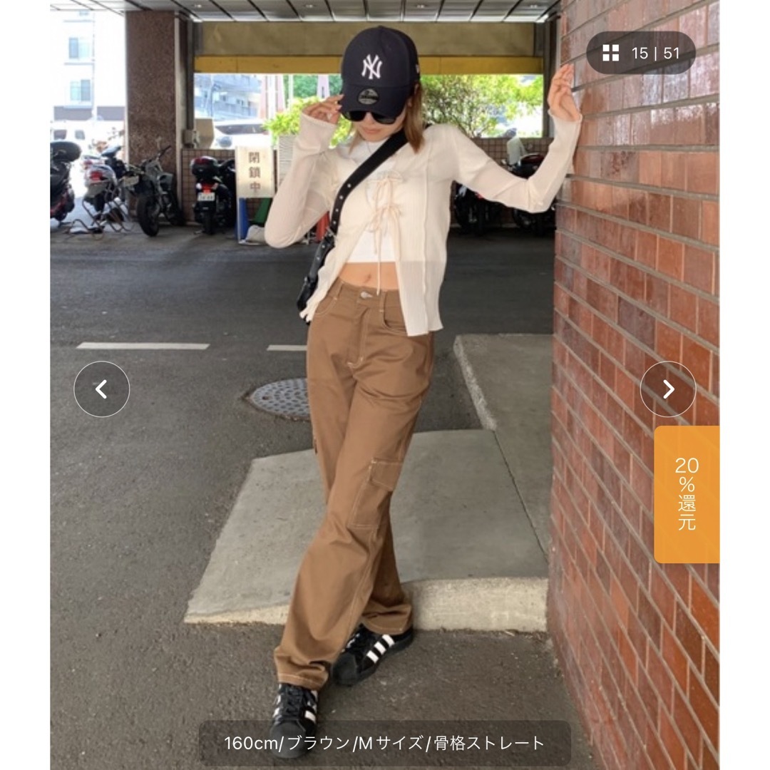 SHAGGY(シャギー)の値下げ！SHAGGE カーゴパンツ レディースのパンツ(ワークパンツ/カーゴパンツ)の商品写真