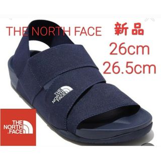 ザノースフェイス(THE NORTH FACE)のTHE NORTH FACE　ノースフェイス　ネイビー　スポーツサンダル　26(サンダル)