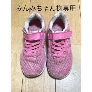 ネクスト(NEXT)の子供スニーカー 日本サイズ18.5cm ピンク 靴 シューズ 中古品 小学生(スニーカー)