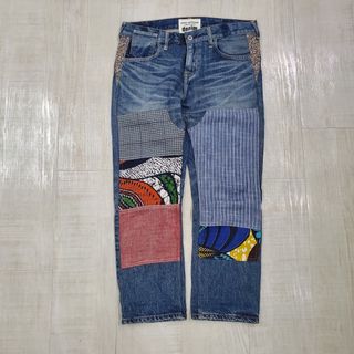 ジュンヤワタナベコムデギャルソン(JUNYA WATANABE COMME des GARCONS)の16ss ジュンヤワタナベ コムデギャルソン デニム パッチワーク パンツ(デニム/ジーンズ)