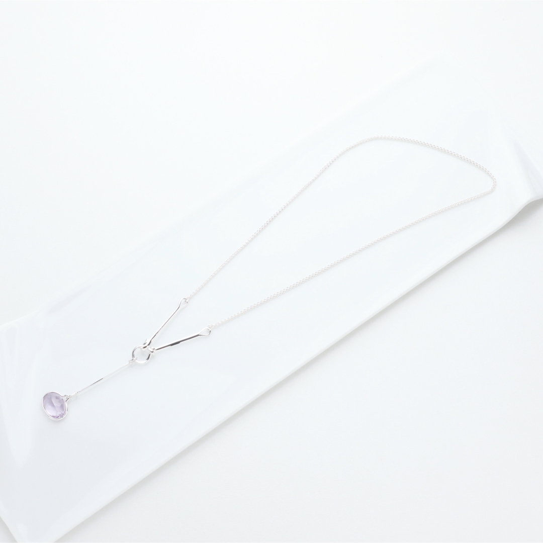 極美品 ジョージ ジェンセン サヴァンナ ロッククリスタル 925S ネックレス