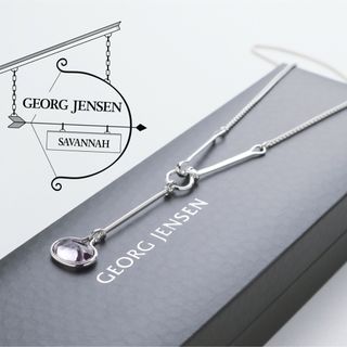 ジョージジェンセン(Georg Jensen)の極美品 ジョージ ジェンセン サヴァンナ ロッククリスタル 925S ネックレス(ネックレス)