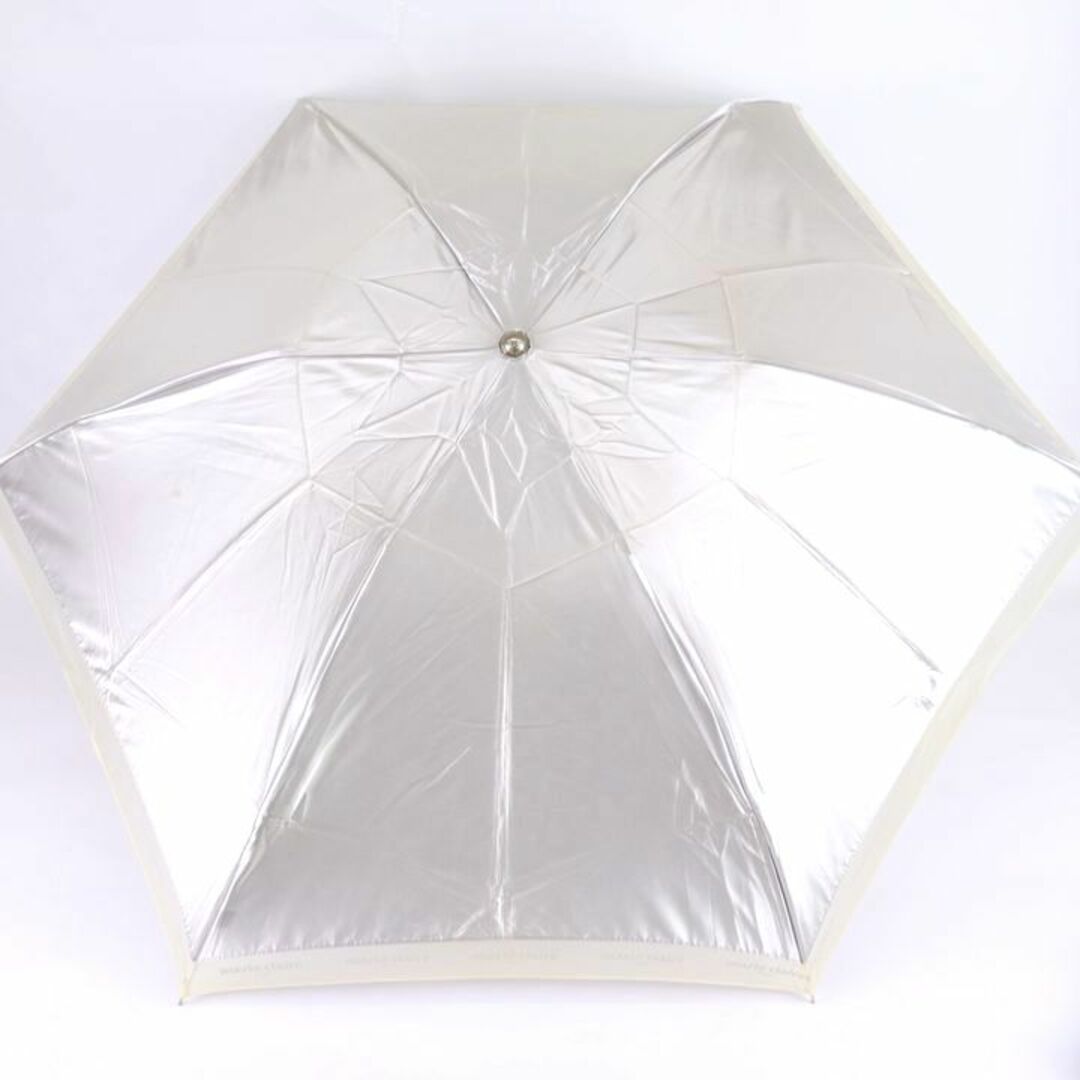Marie Claire(マリクレール)のマリクレール 折りたたみ傘 無地 収納時約25cm ブランド傘 レディース ホワイト mariclaire レディースのファッション小物(傘)の商品写真