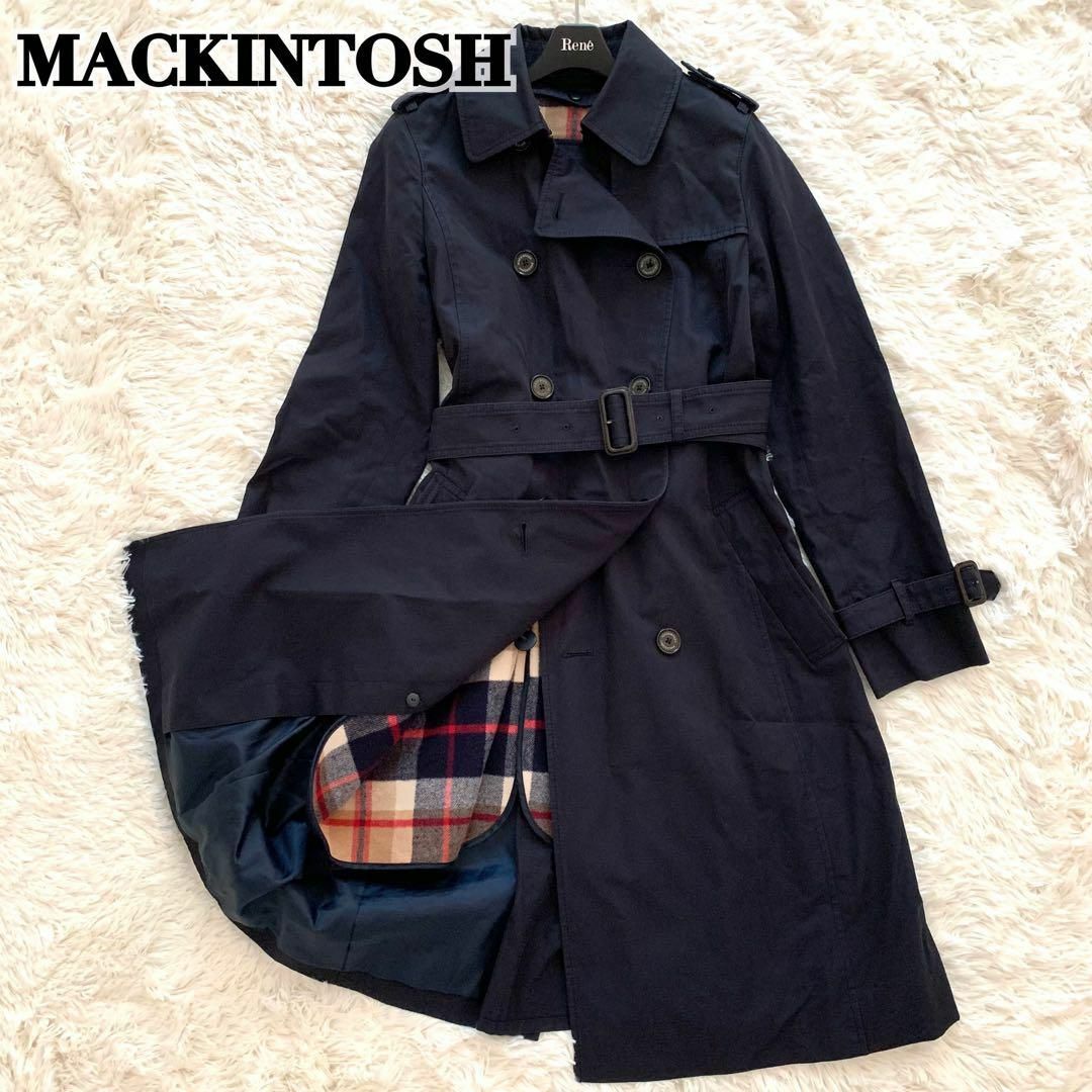 極美品】マッキントッシュフィロソフィー ステンカラーコート ライナー 極美品】マッキントッシュフィロソフィー ステンカラーコート ライナー