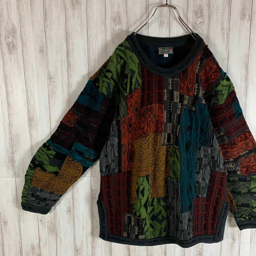 幻の1点モノ】coogi クージー 立体 編込み 3Dニット 即完売モデル