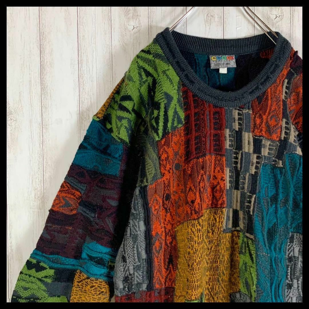 幻の1点モノ】coogi クージー 立体 編込み 3Dニット 即完売モデル