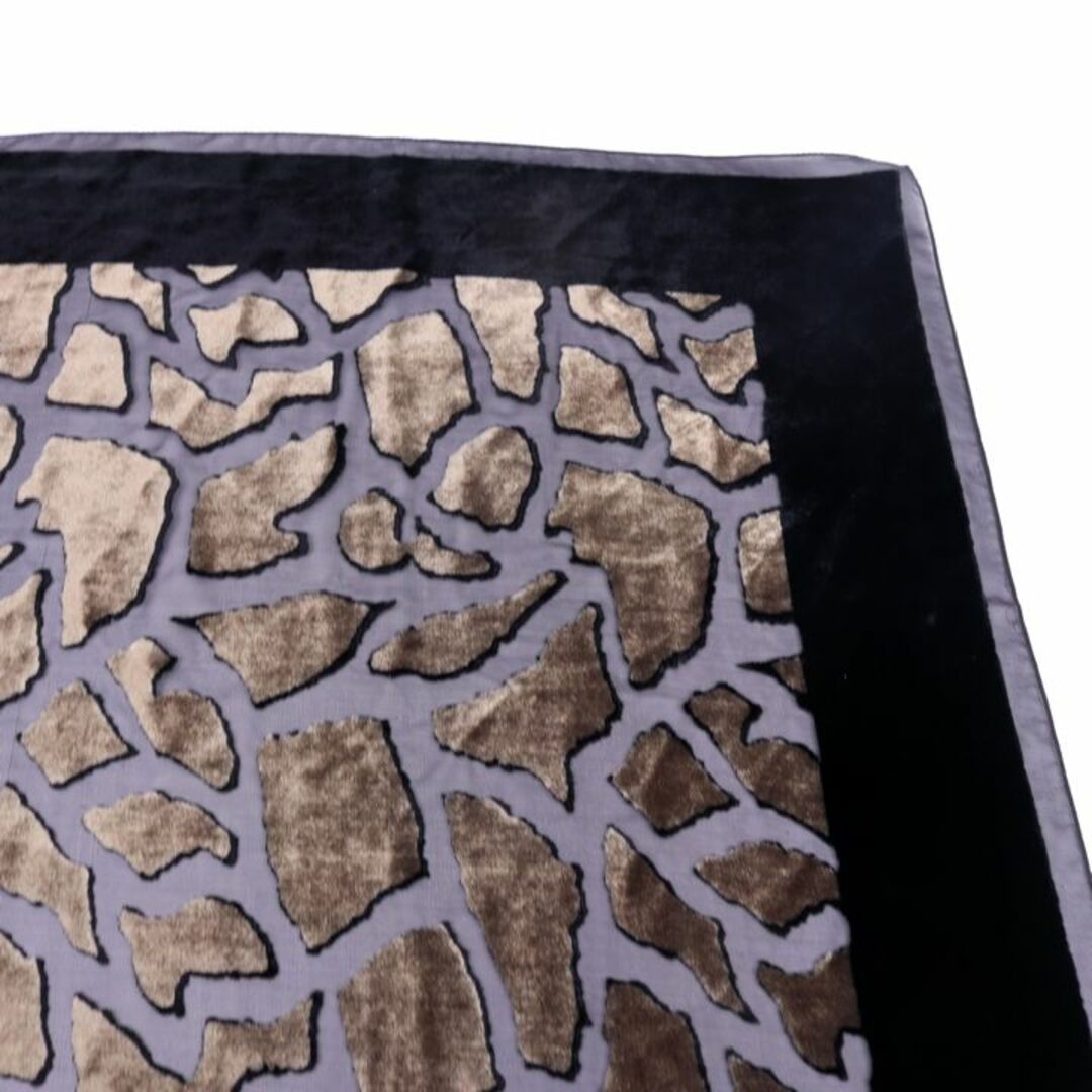 Genny(ジェニー)のジェニー スカーフ イタリア製 シルク混 ブランド レディース ブラック GENNY レディースのファッション小物(バンダナ/スカーフ)の商品写真