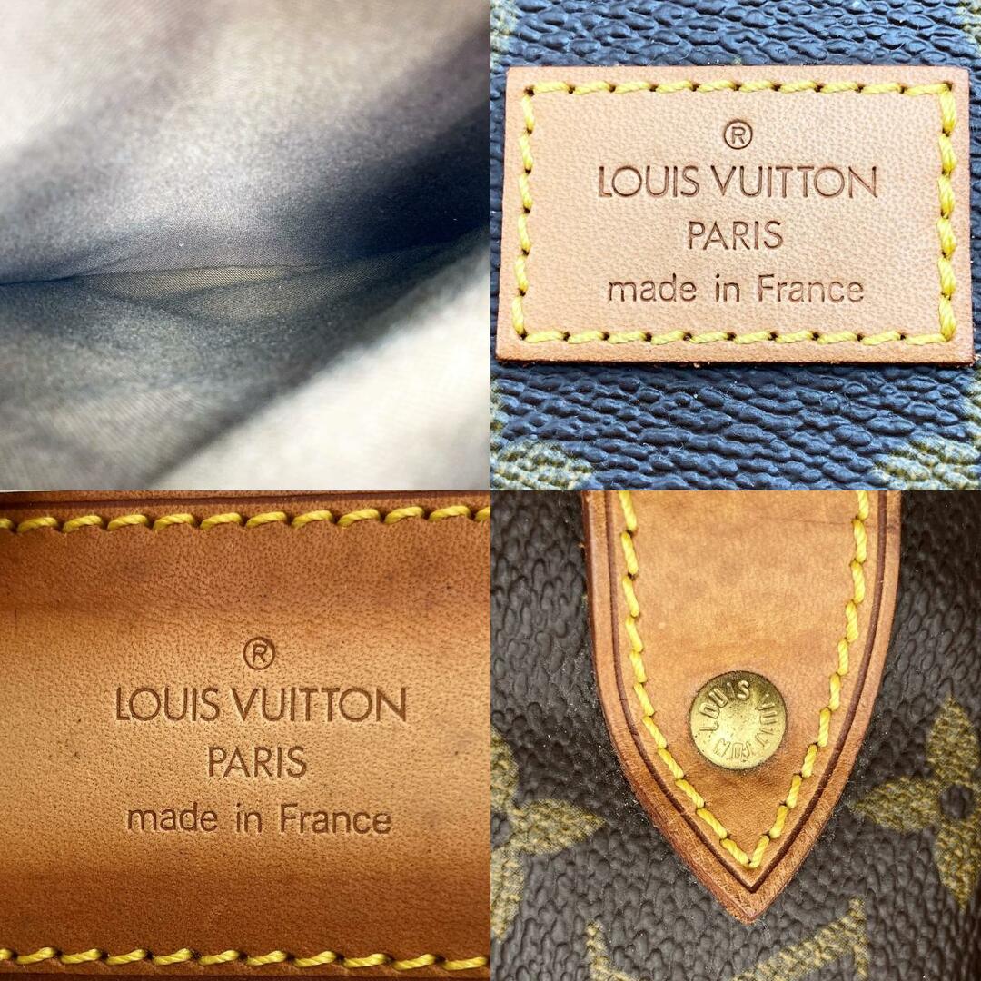 LOUIS VUITTON ルイ・ヴィトン ソミュール35 モノグラム ショルダーバッグ 斜め掛け バッグ ブラウン PVC レディース メンズ ファッション M42254 USED 9