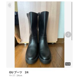 ジーユー(GU)のGU ブーツ　レディース　24センチ(ブーツ)