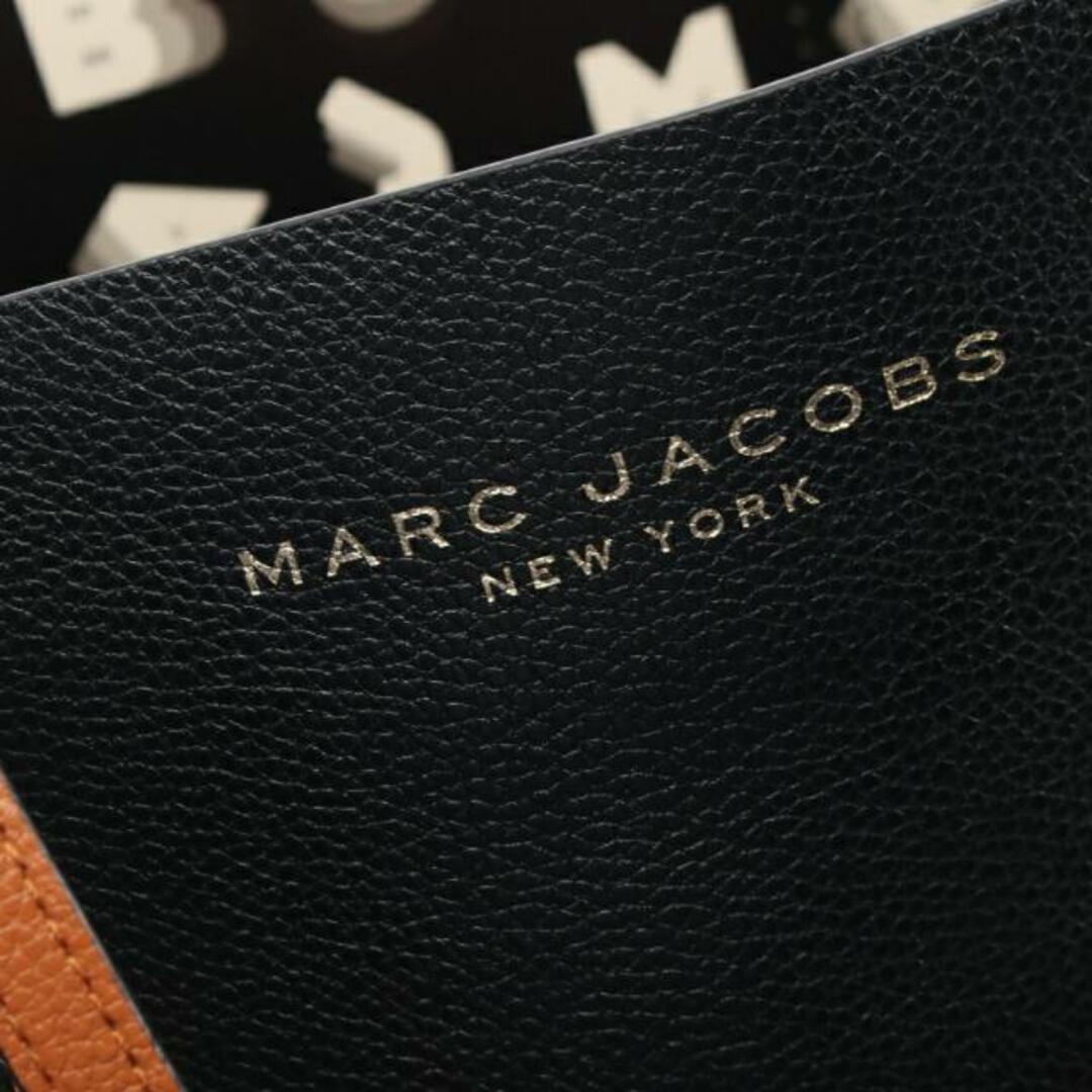 MARC JACOBS(マークジェイコブス)のGRIND COLORBLOCK TOTE BAG グラインド ショルダーバッグ トートバッグ レザー ブラック アイボリー ブラウン レディースのバッグ(トートバッグ)の商品写真