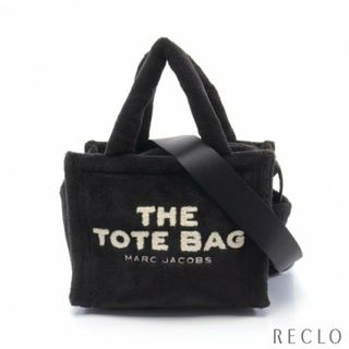 マークジェイコブス(MARC JACOBS)のTHE TERRY MINI ザ テリー トート ハンドバッグ トートバッグ ファブリック レザー ブラック ホワイト 2WAY(トートバッグ)