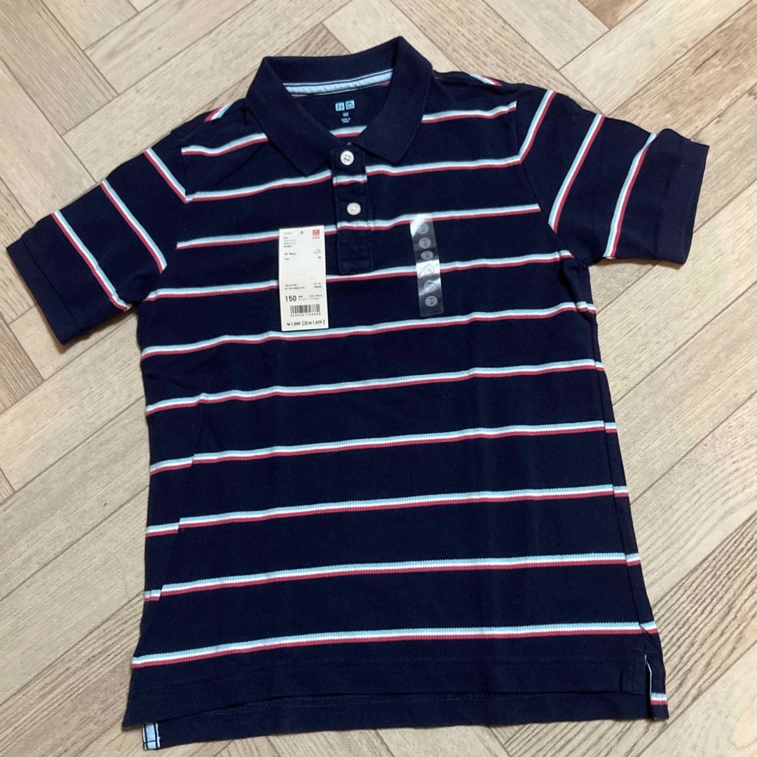 UNIQLO(ユニクロ)の150 ポロシャツ　新品 キッズ/ベビー/マタニティのキッズ服男の子用(90cm~)(Tシャツ/カットソー)の商品写真