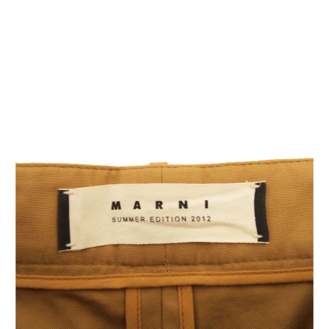 Marni(マルニ)の未使用 MARNI ハイウエスト ワイド パンツ キャメル レディースのパンツ(カジュアルパンツ)の商品写真