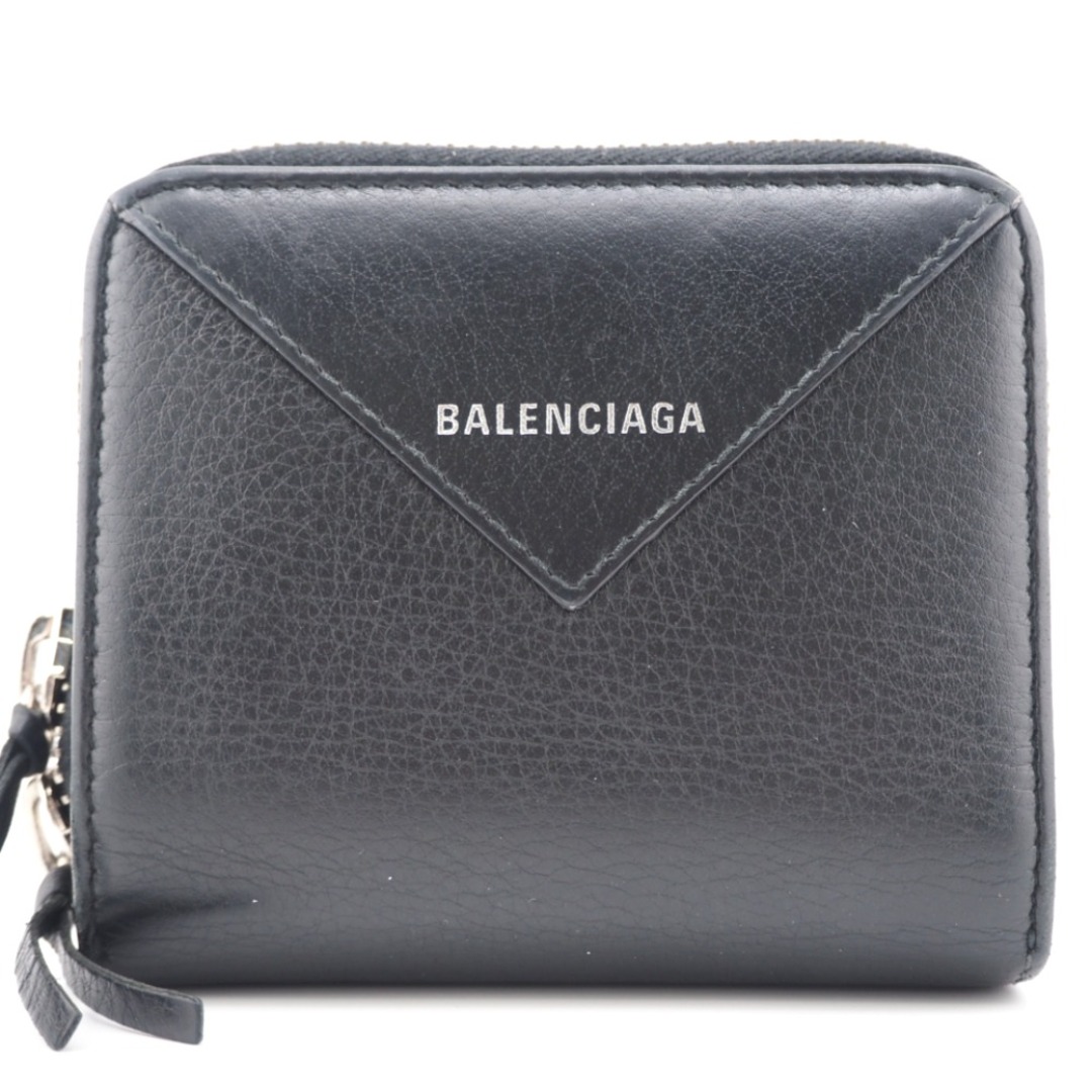 バレンシアガ BALENCIAGA 二つ折り財布
 ペーパー ビルフォード 371662 ブラック