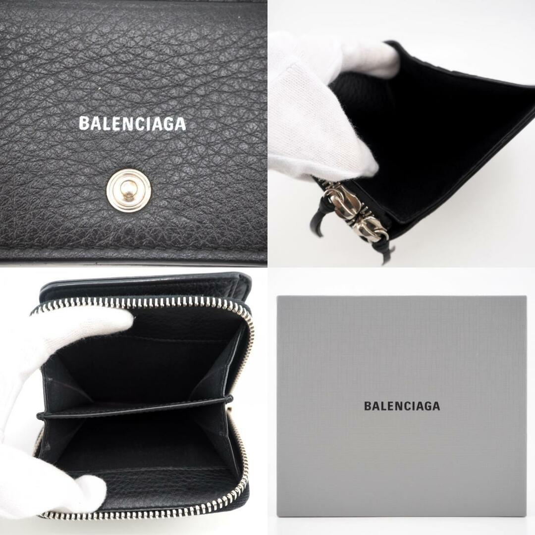 バレンシアガ BALENCIAGA 二つ折り財布
 ペーパー ビルフォード 371662 ブラック 9