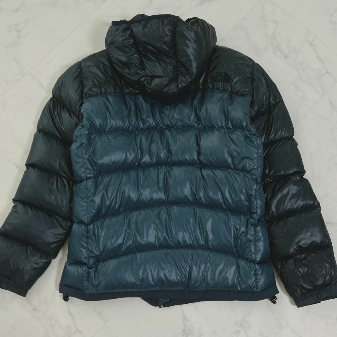 THE NORTH FACEアコンカグアフーディー ダウン ブルーネイビー L