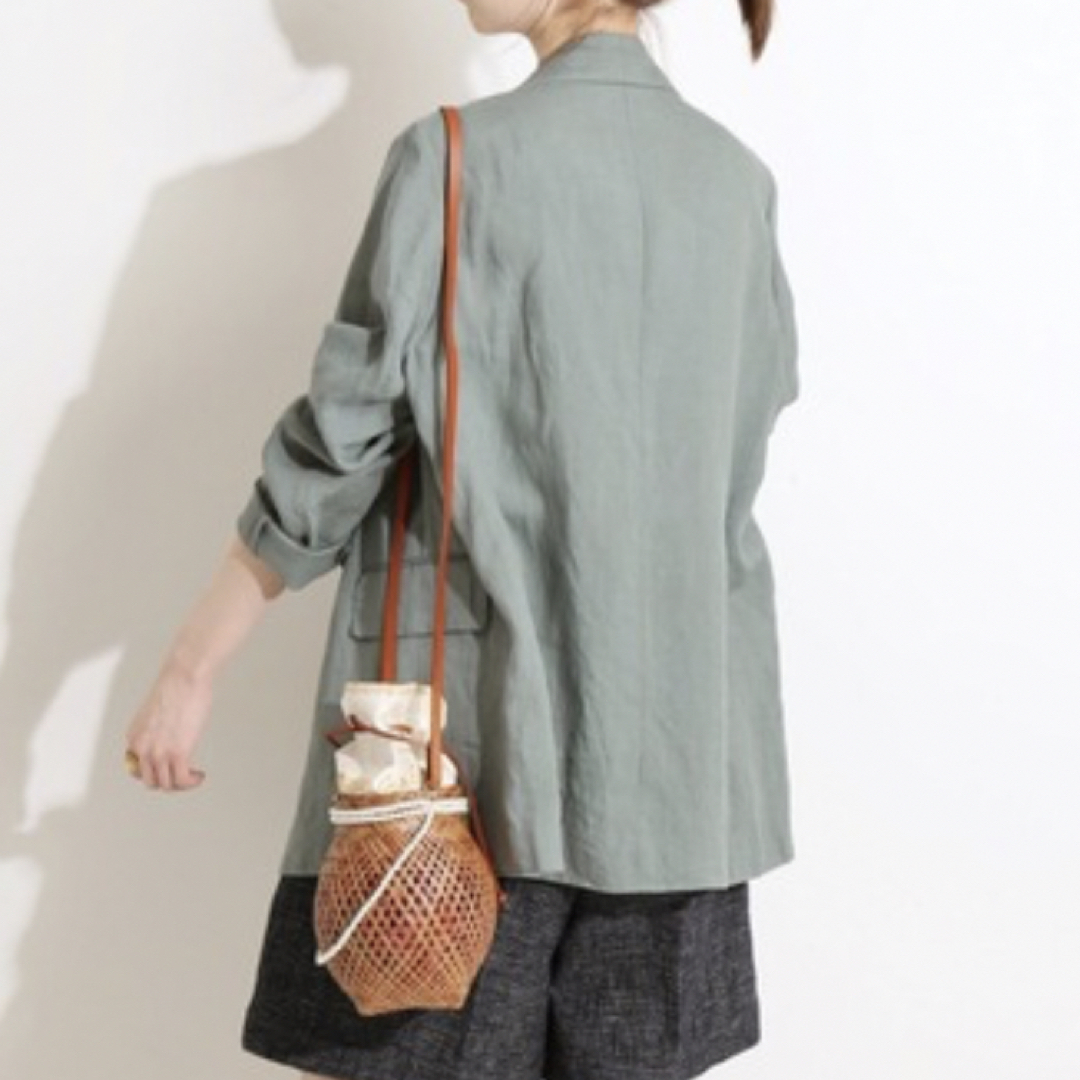 IENA LA BOUCLE  イエナ   麻シーチングショールジャケット