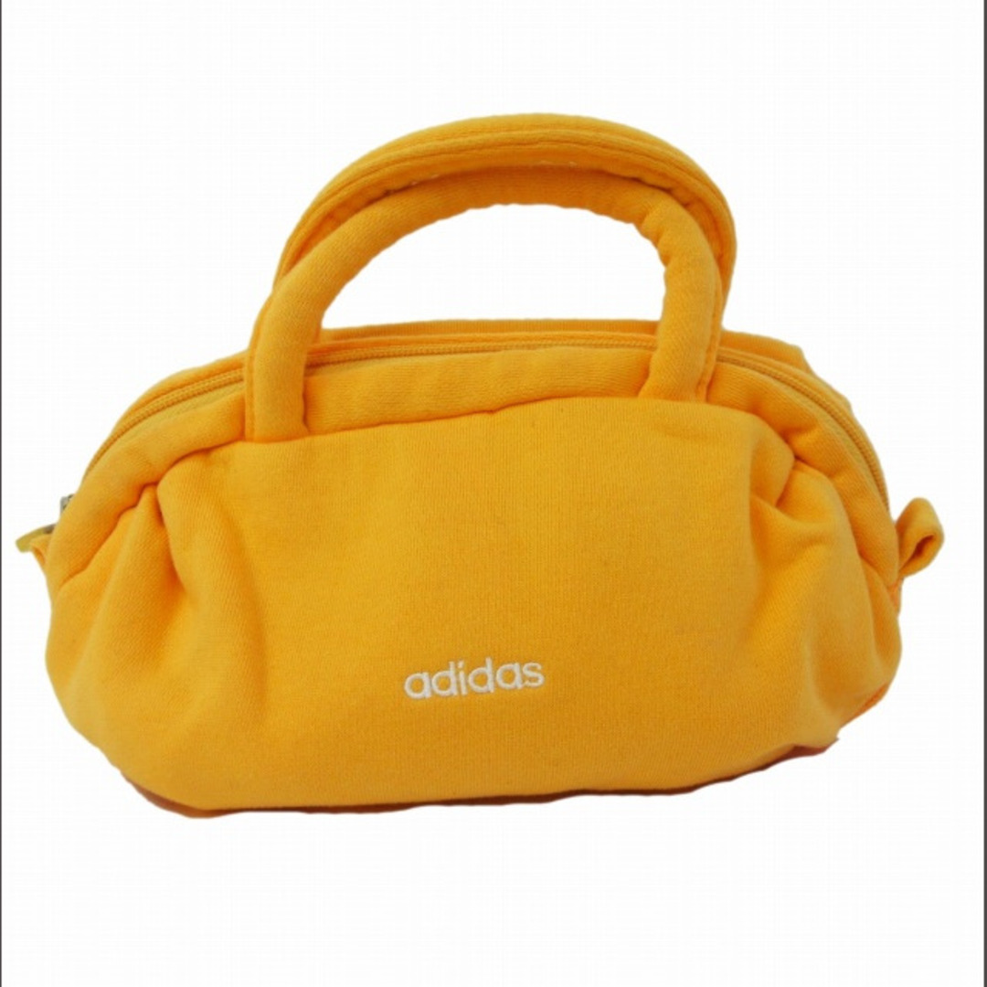 adidas(アディダス)のアディダス adidas ハンドバッグ 鞄 カバン 綿 黄 イエロー 0819  レディースのバッグ(ハンドバッグ)の商品写真