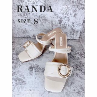 ランダ(RANDA)の☆美品☆ランダ☆バックル☆サンダル☆サイズＳ(サンダル)