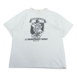 ウエアハウス(WAREHOUSE)のWAREHOUSE ウエアハウス Ｔシャツ BOMBER BARON プリント TEE 半袖 Tシャツ オフホワイト系 XL【中古】(シャツ)