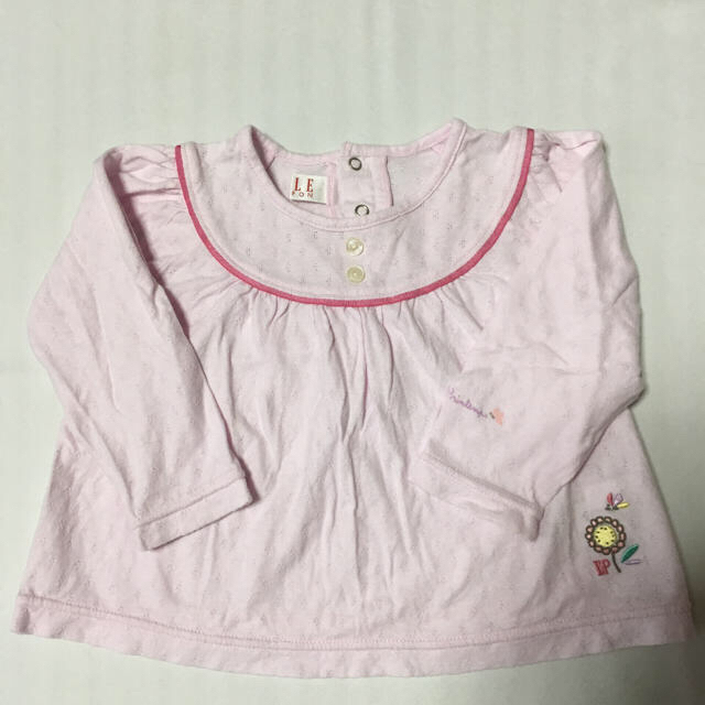 ELLE(エル)の美品 ELLE エル カットソー 80 キッズ/ベビー/マタニティのキッズ服女の子用(90cm~)(Tシャツ/カットソー)の商品写真