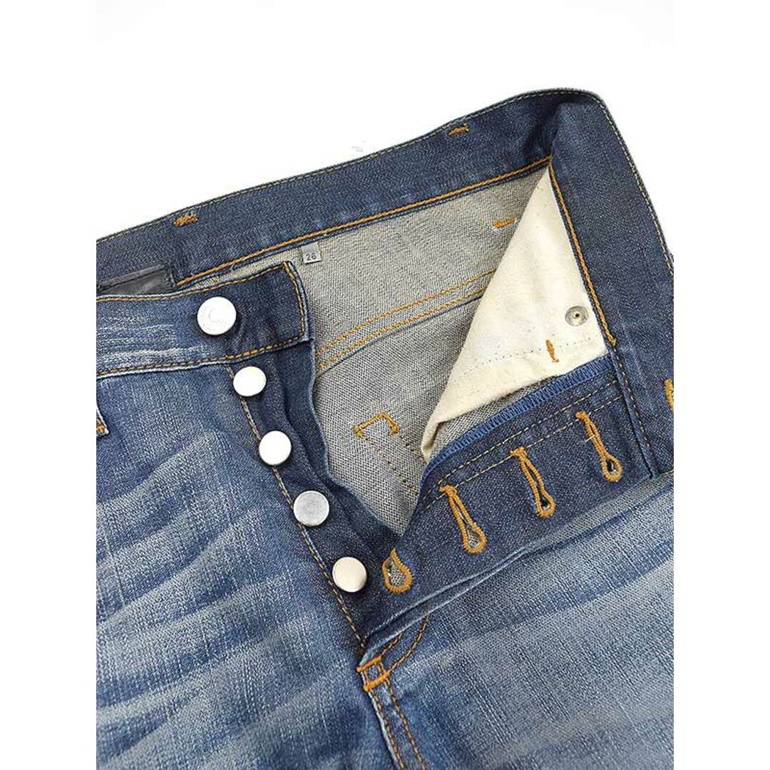 Dior(ディオール)のディオールオム 08SS ペイント加工ウォッシュデニムパンツ メンズのパンツ(デニム/ジーンズ)の商品写真