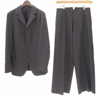 ワイズ(Y's)のワイズ Y's ヨウジヤマモト Yohji Yamamoto ウール ワイドパンツ セットアップ レディース グレー size2 size1 2011年 SS Y02123(その他)