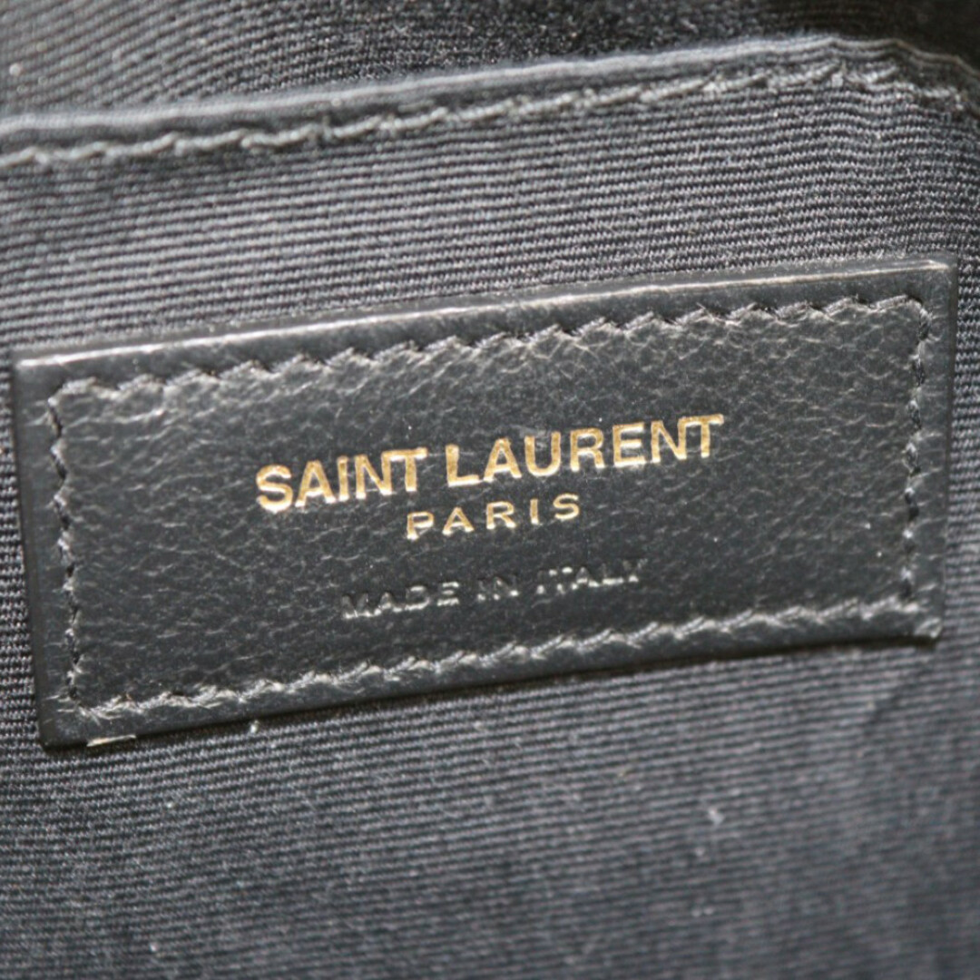 SAINT LAURENT ヴィニル チェーンショルダーバッグ ブラック 黒 レザー レディース ウィメンズ ブランド YSL ラウンド型 丸い松前R56号店