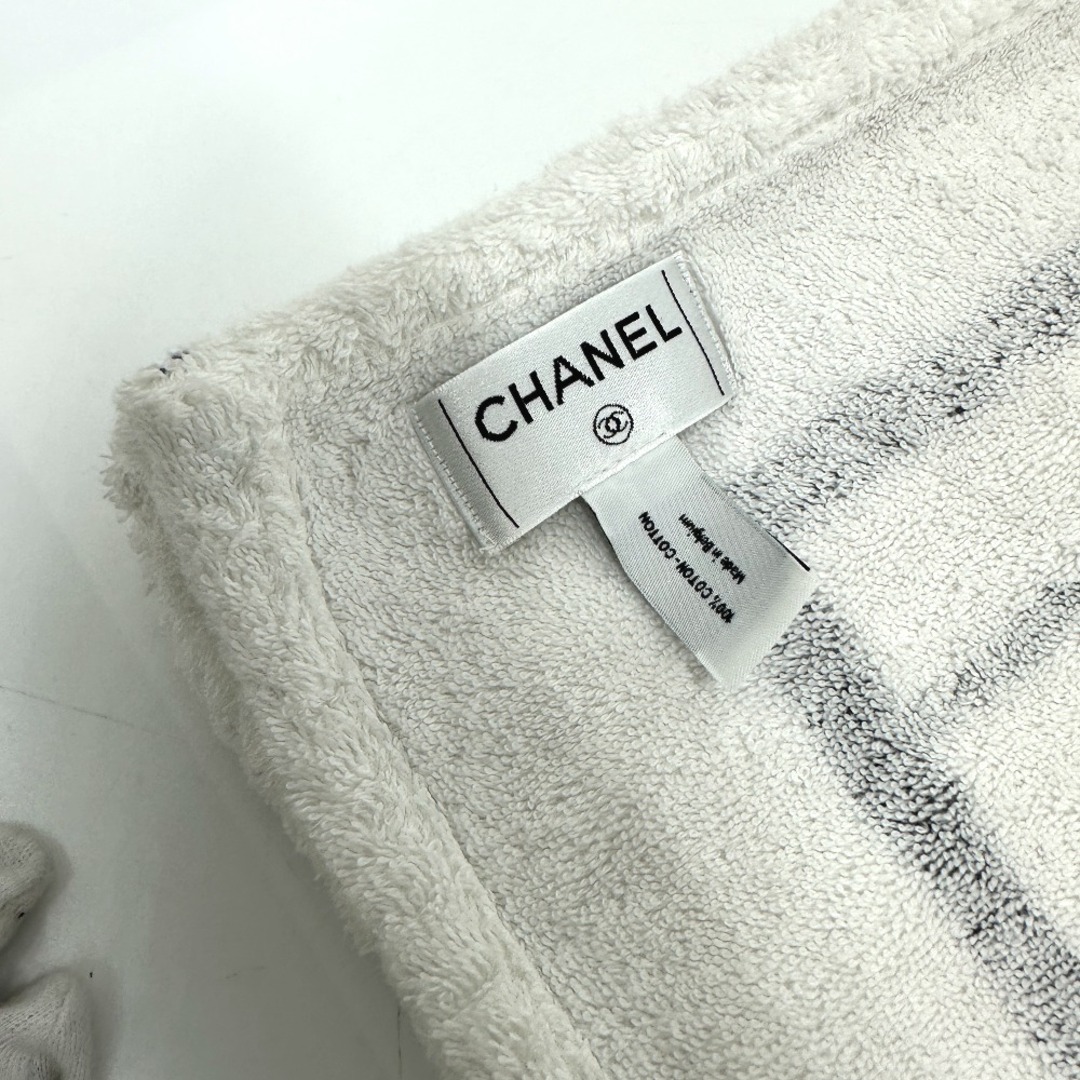 CHANEL(シャネル)のシャネル CHANEL CC ココマーク スポーツ ビーチタオル ブランケット コットン ホワイト インテリア/住まい/日用品のインテリア/住まい/日用品 その他(その他)の商品写真