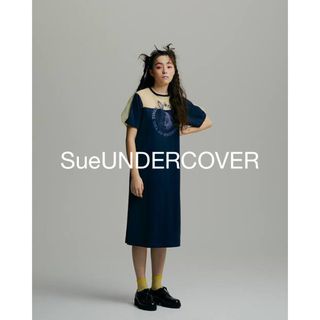 SueUNDERCOVER -  SueUNDERCOVER スーアンダーカバー 切替ワンピース