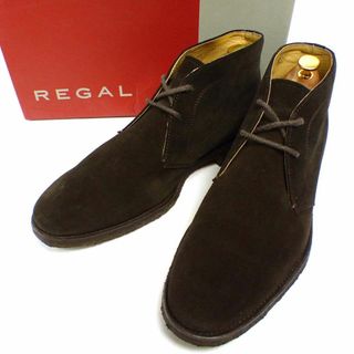 【俺の靴-2477】★USED REGAL/チャッカブーツ/5887/25.0/