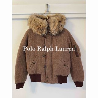 ポロラルフローレン(POLO RALPH LAUREN)のPolo Ralph Lauren 90s ヘリンボーンダウンジャケット(ダウンジャケット)