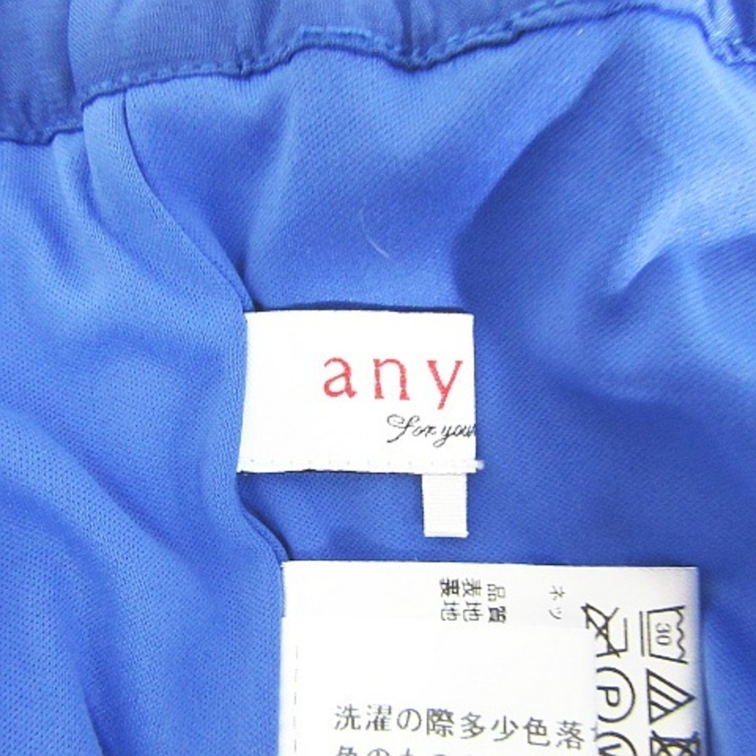 anyFAM(エニィファム)のエニィファム anyFam フレアパンツ ロング プリーツ シフォン 1 ブルー レディースのパンツ(その他)の商品写真