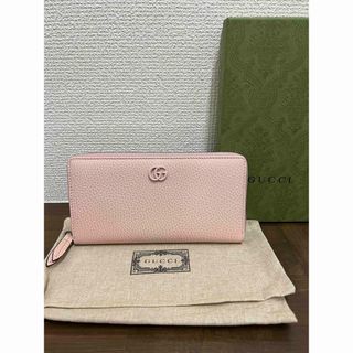人気の雑貨がズラリ! GUCCI グッチ マイクロシマレザー ピンク