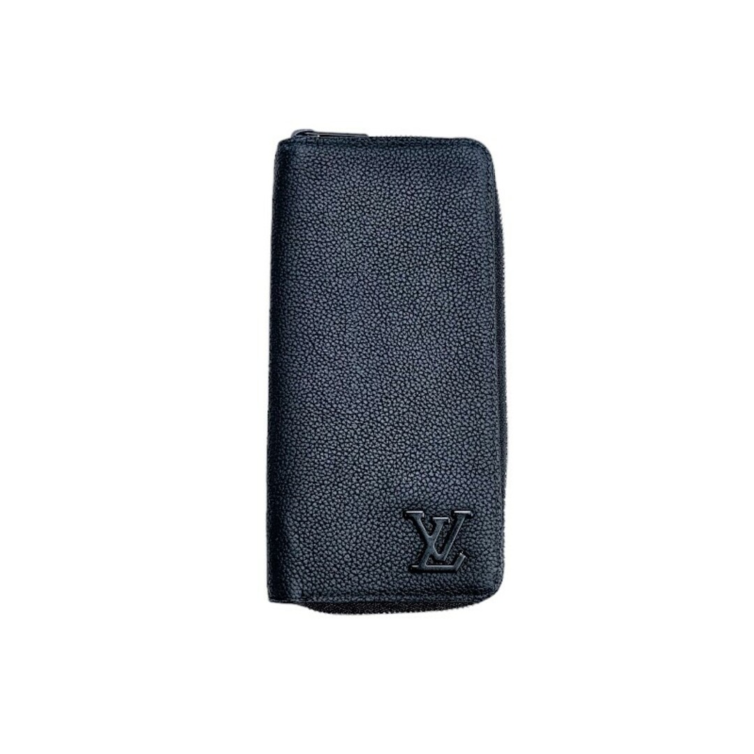 ルイ・ヴィトン LOUIS VUITTON ジッピーウォレット・ヴェルティカル M81743 ブラック トリヨンレザー メンズ 長財布 | フリマアプリ ラクマ