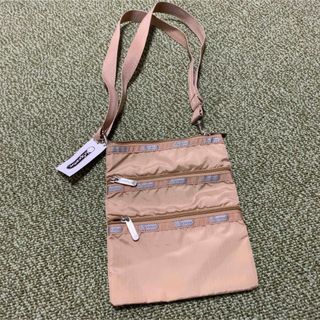 レスポートサック(LeSportsac)のレスポートサック 3 zip ベージュ ショルダー バッグ ポーチ(ショルダーバッグ)