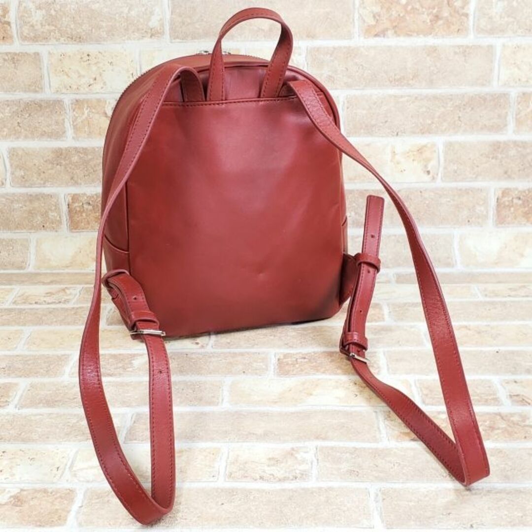 美品 アニエスベー ☆ レザー パンチングロゴ リュックサック 美品 アニエスベー ☆ レザー パンチングロゴ リュックサック