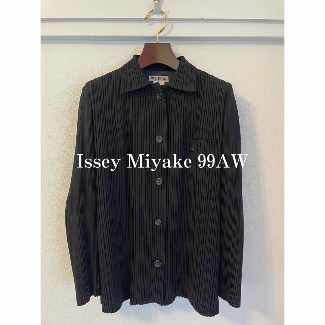 Issey Miyake 99AW プリーツテーラードジャケット　プリーツジャケット/アウター