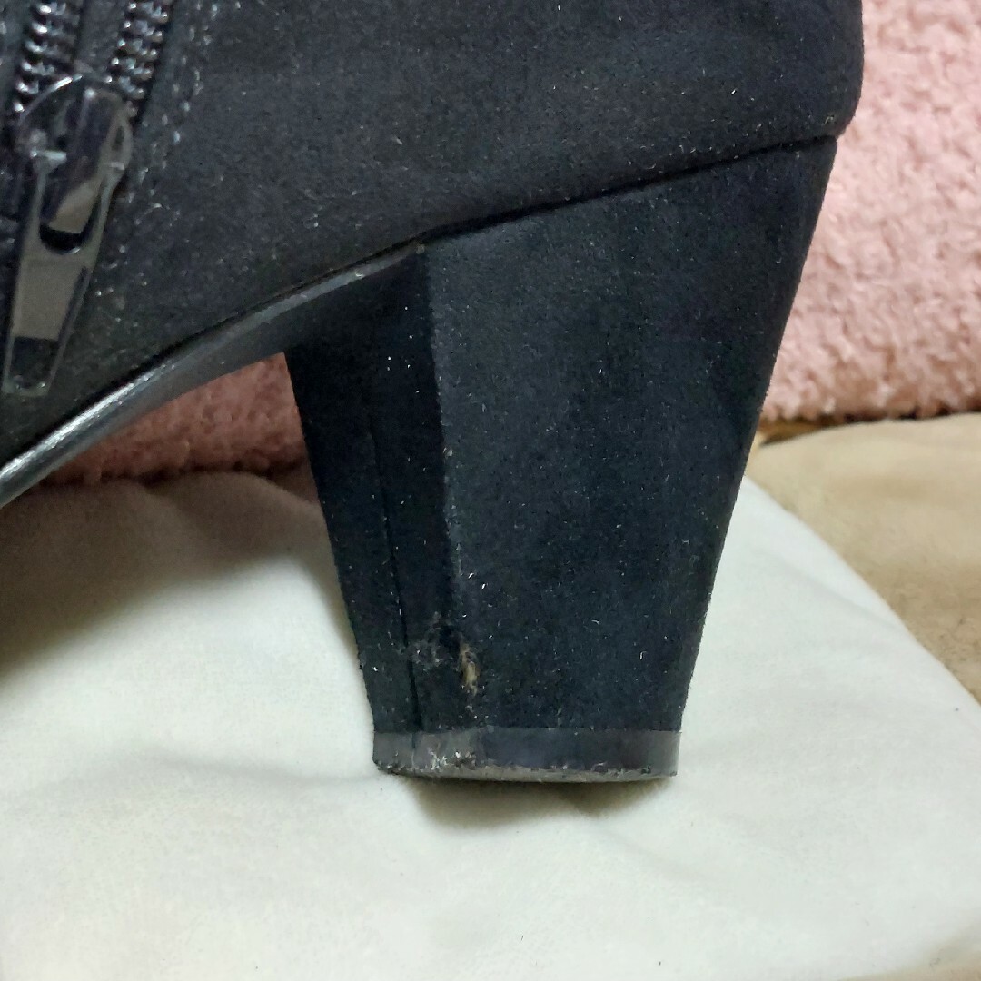 ✩【CLOSSHI クロッシー】✩  ショートブーツ  ブラック  サイズLL レディースの靴/シューズ(ブーツ)の商品写真