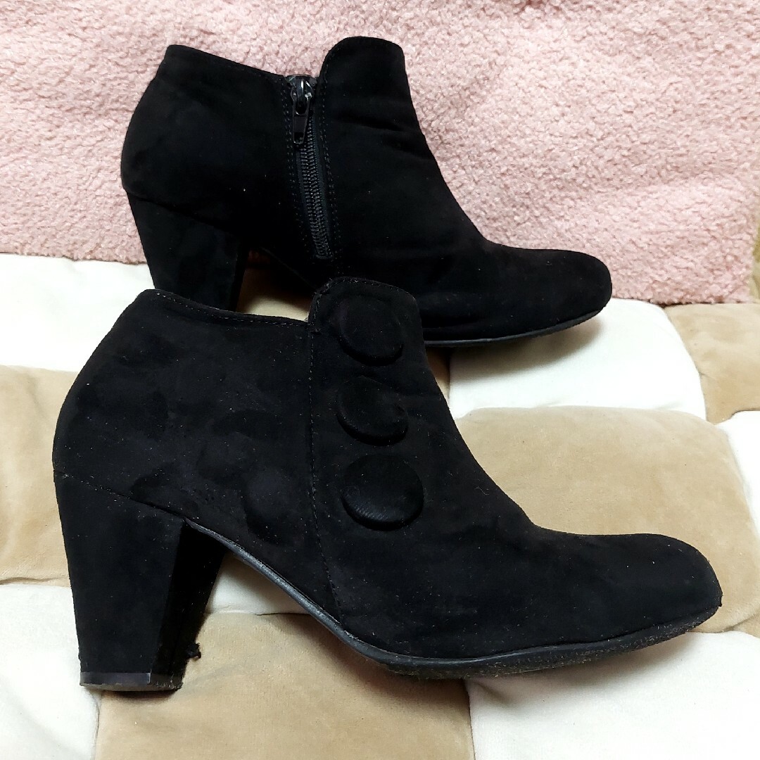 ✩【CLOSSHI クロッシー】✩  ショートブーツ  ブラック  サイズLL レディースの靴/シューズ(ブーツ)の商品写真